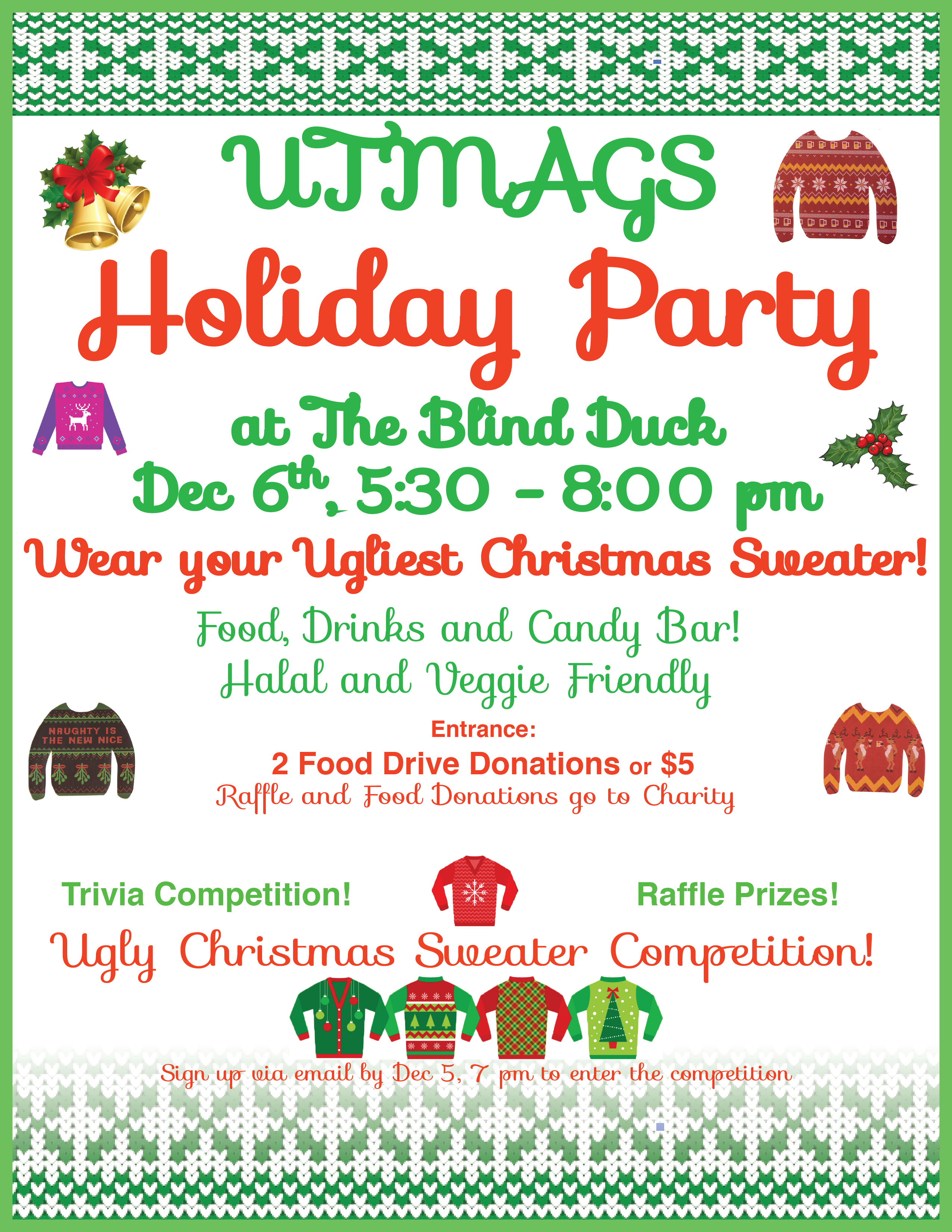 Utmags Holiday Event Ugly Holiday Sweaters Utm S