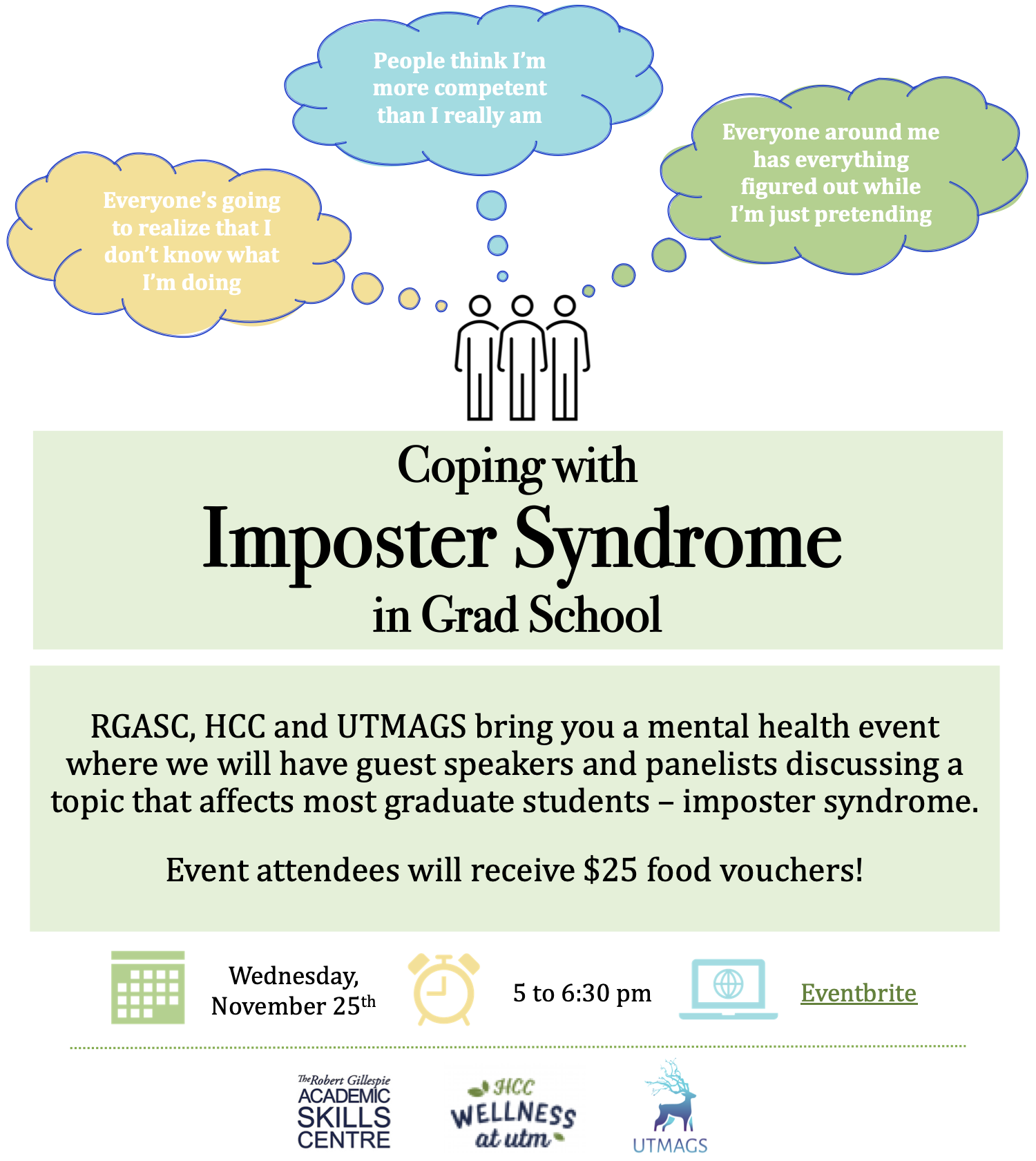 Coping With Imposter Syndrome In Grad School Event | UTM's Association ...